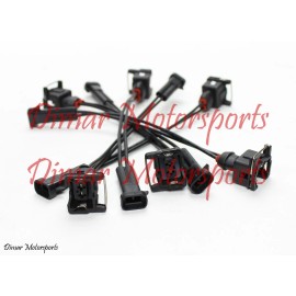 Dimar Motorsports EV1 Female to Delphi Male Fuel Injector Adapter Set of 6