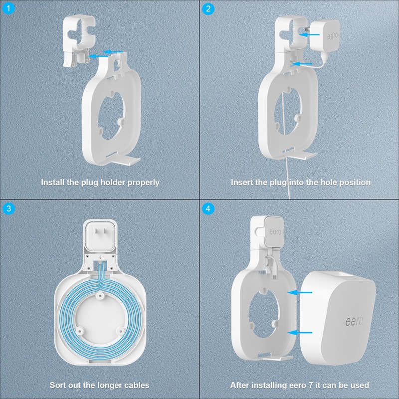 Wall Mount Holder for eero 7 Home WiFi System -