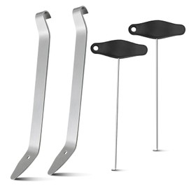 4PCS Instrument Cluster Removal Pulling Hooks Tool & Pry Bar Tool