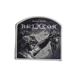 Be'lakor – Stone's Reach Australian Melodic Death Woven Patch Groove Heavy Metal - White