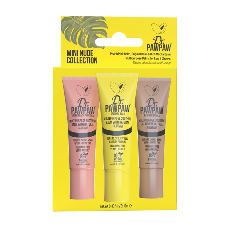 Dr. PawPaw Mini Collection - Bálsamos labiales hidratantes multiusos -