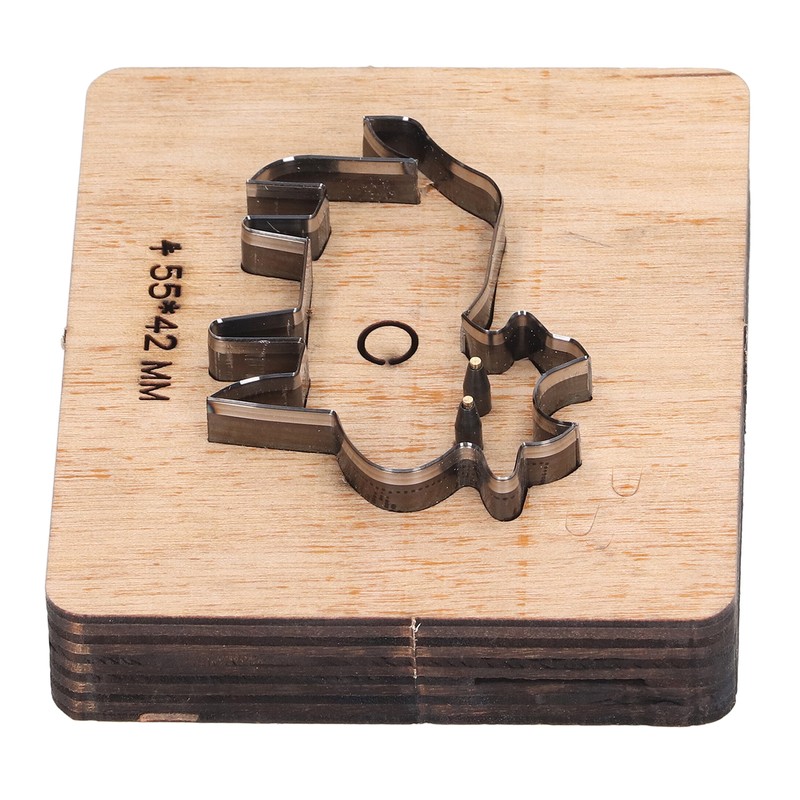 Cutting Die Cow Shape 55x42mm Leather Punching Mold Alloy Steel