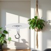 Silver Adhesive Ceiling Hook-Weight-Bearing Stick-On Ceiling Hooks, Sticky Ceiling Hook,