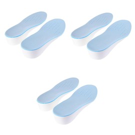 FOMIYES 3 Pairs Enhance Your Height Comfortable Heightening Insoles Breathable Durable Size s (1.5cm) Shoe Lift Inserts