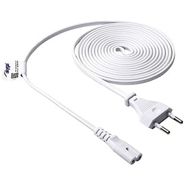 Akyga Power Cable for Notebook AK-RD-07A Eight CCA CEE 7/16 / IEC C7 3 m White