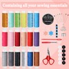 VynyQoo 90 Pcs Professional Sewing Kit, Mini Travel Sewing Kit
