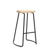HeuGah Bar Stools, Solid Wood Barstools Set of 2, 30"