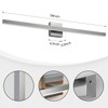 KAISITE Brushed Nickel Vanity Light for Bathroom Above Mirror 39
