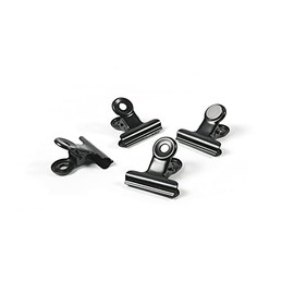 Trendform Magnetic Grip Clips (1 Set of 4), Black, 5 x 18.5 x 2.2 cm