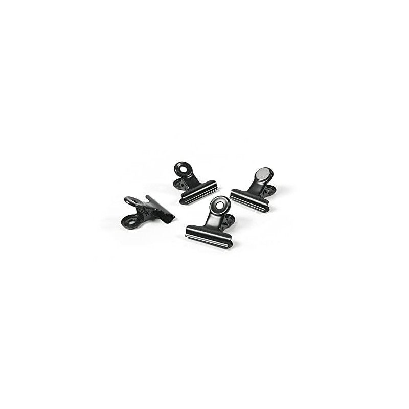 Trendform Magnetic Grip Clips (1 Set of 4), Black, 5