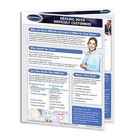 Dealing With Difficult Customers - Productivity Quick Reference Guide by Permacharts