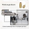 LPKIT-4/XAA Conversion Kit for Dryer, Converts Natural Gas to Liquid