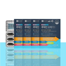 Chong Kun Dang Lutein Omega 3 4 Boxes, Approximately 4 Months Supply / 종근당 루테인 오메가3 4박스 약4개월분