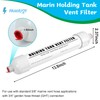 Marine Holding Tank Vent Filter, 5/8" Holding Tank Vent Filter,