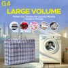 G4GADGET 2 Pack Jumbo Laundry Shopping Bags with Zips (100x70x30