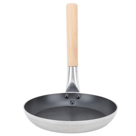 Black Non Stick Pan Household Frying Pan Portable Cooking Pan with Vertical Handle for Home Kitchen