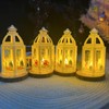 Set of 4 Christmas Decoration Lanterns Christmas Lantern with LED
