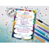 JuNa-Experten 12 Invitation Cards for Children's Birthday Climbing - Climbing
