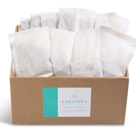 Sarasota Tea, 1 Gallon Tea Bags, Gourmet Black Orange Pekoe Iced Tea Bags, Iced Tea Packs, (48 Count)