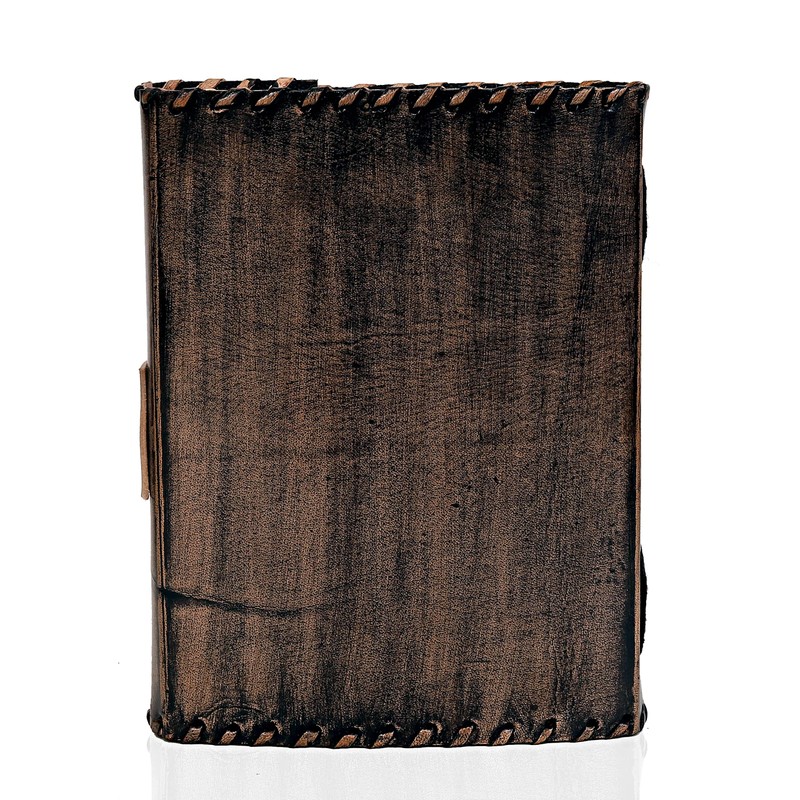 cuero Vintage Hocus Pocus Book of Spells Leather Journal Evil