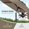Tempera 9ft Patio Market Outdoor Table Umbrella with Push Button