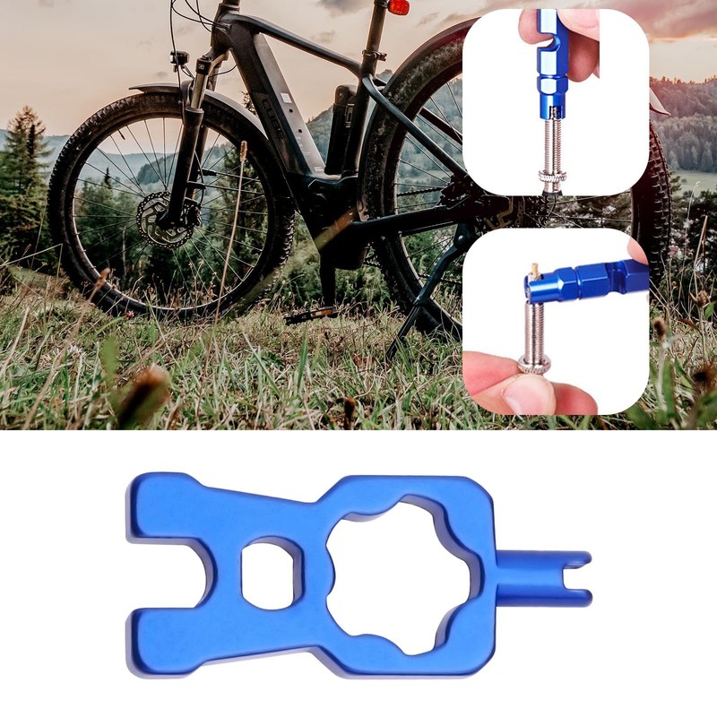 eMagTech 2PCS Valve Core Remover Tool for Schrader Presta Aluminium