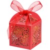 COTOPHER 100Pcs Laser Cut Favor Boxes, 2x2x2.75in Small Gift Boxes