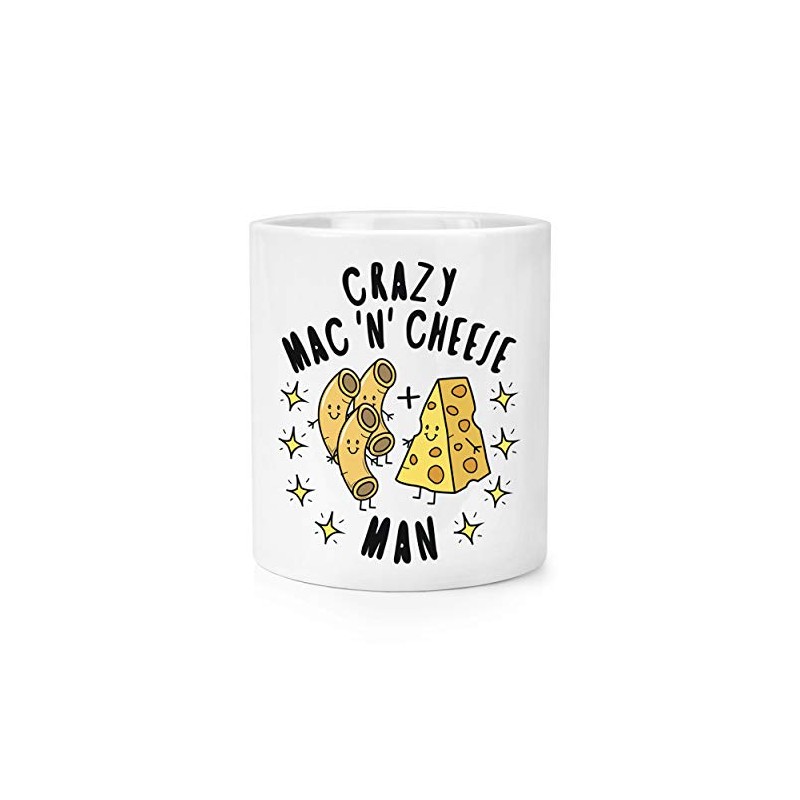 Crazy Mac N Cheese Man Stars Makeup Brush Pencil Pot