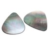 2PCS Set Guitar Picks Shell Teardrop Shaped Acoustic Guitar Picks