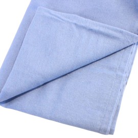 Junior Joy 100% Cotton Pram Flannelette Sheets, Ultra Soft, 2 pcs in a Pack, for Baby and Toddler, OEKO-TEX Approved, 70 x 100 cm – Blue
