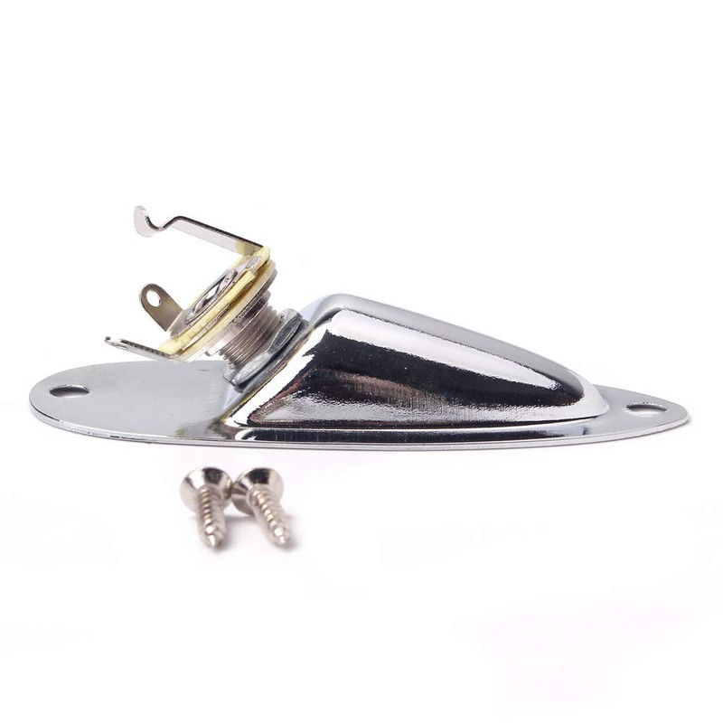 Alnicov Boat Input Output Jack Plate Socket with Screws for