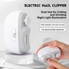 3 in 1 Automatic Electric Nail Clipper with Polishing, Safe