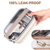 JUBOSYCZ Stainless Steel Bento Box for Adults&Kids,Japanese Leakproof Lunch Box