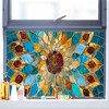 WBQMUNY Stained Glass Window Film,Frosted Glass Window Film,Window Privacy Film