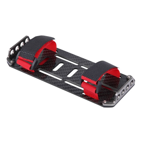 Msiud Rc Car Battery Plate, Portable Carbon Fiber Board Straps
