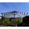 BELLRINO DECOR 9ft 8 Ribs Replacement Royal Blue/White Stripe STRONG