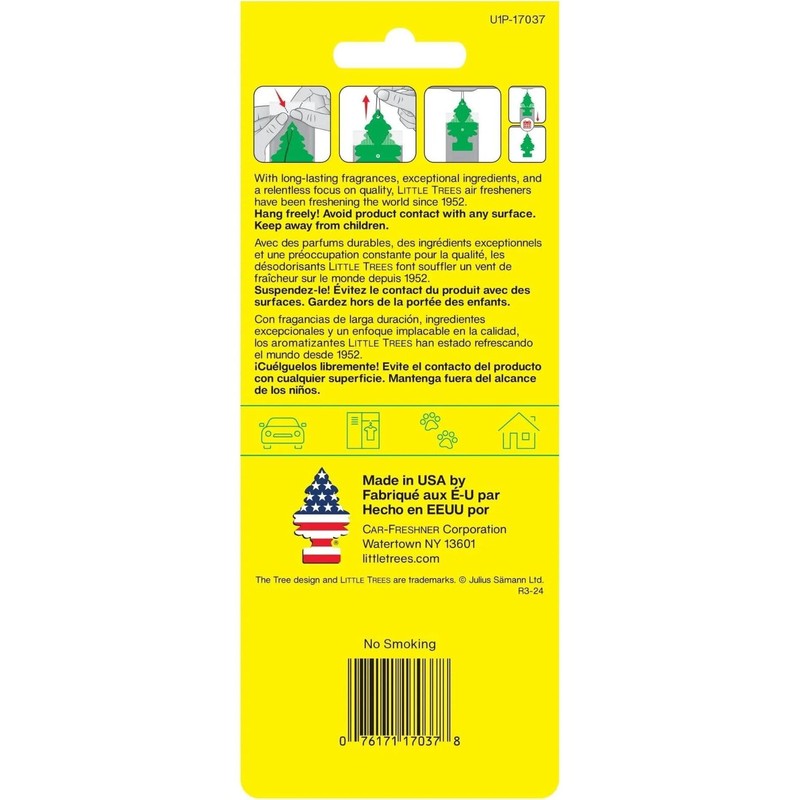 Little Trees Car Air Freshener 6-Pack (NO Smoking)