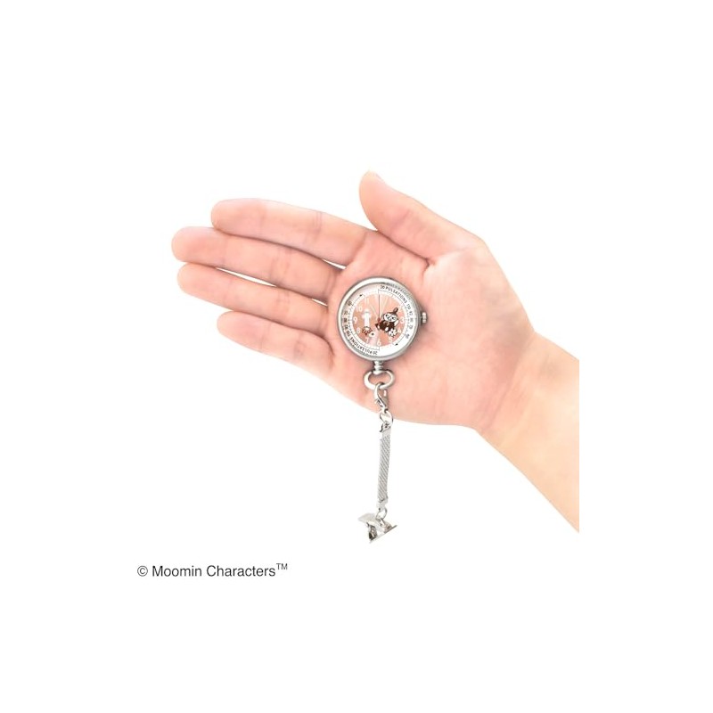 Moomin Clip Watch Little My Baby Pink [ST-PMM0003]
