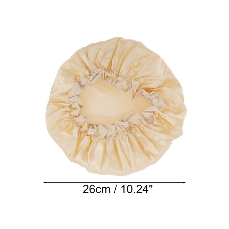 VOCOSTE Shower Cap Hair Cap Double Layer Waterproof Reusable Bath