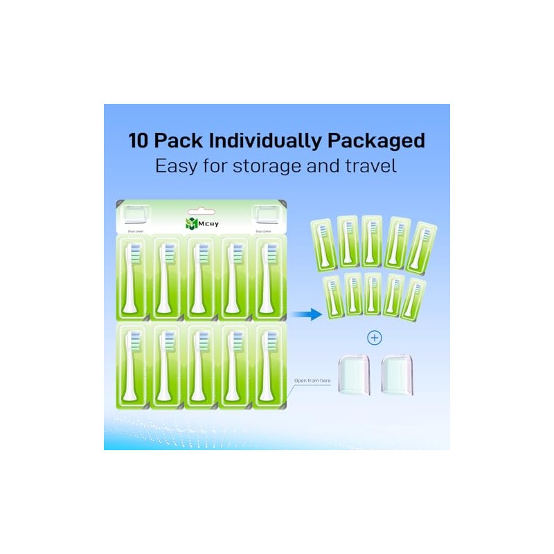 Cabezales de repuesto compatibles con 7am2m AM101/AM105 Sonic Cepillo de