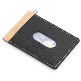 Avies Genuine Leather, Single Pass Case, Made in Japan, Prisms (Embossed Cowhide Leather), Black