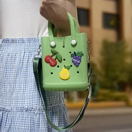 Vivid Mini Fruit EVA Waterproof Bag for Kids Crossbody Bag Navy Blue