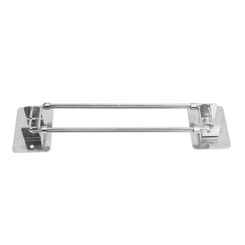 195‑345mm RV Shower Corner Storage Bar Stainless Steel Adjustable Bathroom