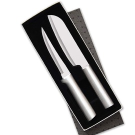 RADA Cutlery 2-Piece Cook’s Select Knife Gift Set (S53), Stainless Steel Hollow Ground Blade, Made in USA, Silver Handles