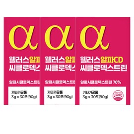 Indigestible maltodex dietary fiber alpha cd 3 boxes 90 packs / 난소화성말토덱스 식이섬유 알파cd 3박스 90포
