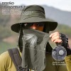 Sombrero Para El Sol Gorracon Proteccion Cuello Y Cara Army