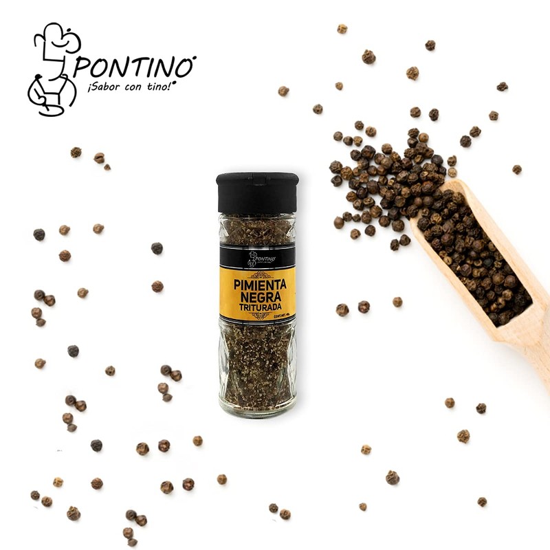 Pontino Pimienta Negra Triturada 48 Gramos 2 Piezas