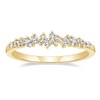 Mameloly Wedding Bands for Women Gold Dainty Stackable CZ Cubic