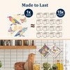 Tilirex Swedish Dishcloths for Kitchen, 6 Pack Reusable Paper Towels