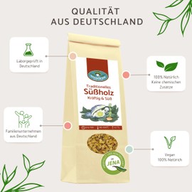 Licorice Peeled Cut - 60g 150g 300g 500g Tea from Licorice Root by PeppermintMan Tastes Sweet Paper Bag (60g)